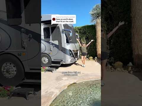 Thumbnail for Watch our transformer on wheels 🚍 And no CDL needed! #rvlife #motorhome #luxurytravel