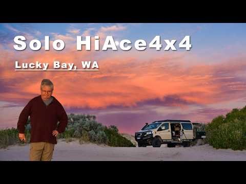 Thumbnail for Solo in the HiAce. Lucky Bay WA @4xoverland