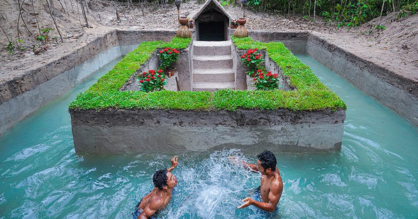 build tunnel swimming pool